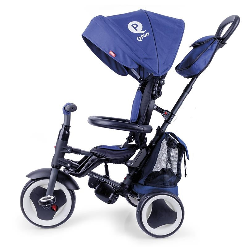 QPlay Rito+ otroški tricikel - Blue