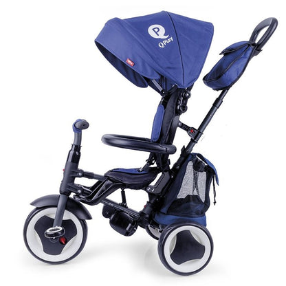 QPlay Rito+ otroški tricikel - Blue