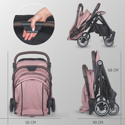 Coccolle® Melia premium športni voziček - Blush Rose