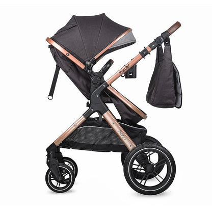 Coccolle Melora otroški voziček 3v1 - Diamond Black