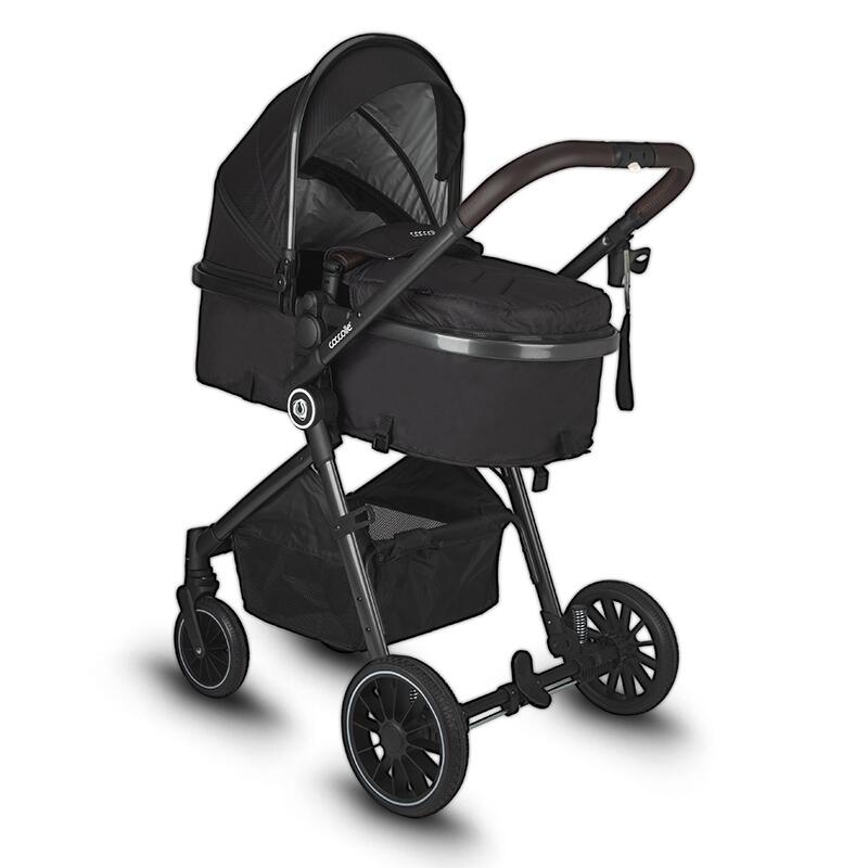 Coccolle Ago otroški voziček 3v1 – Diamond black