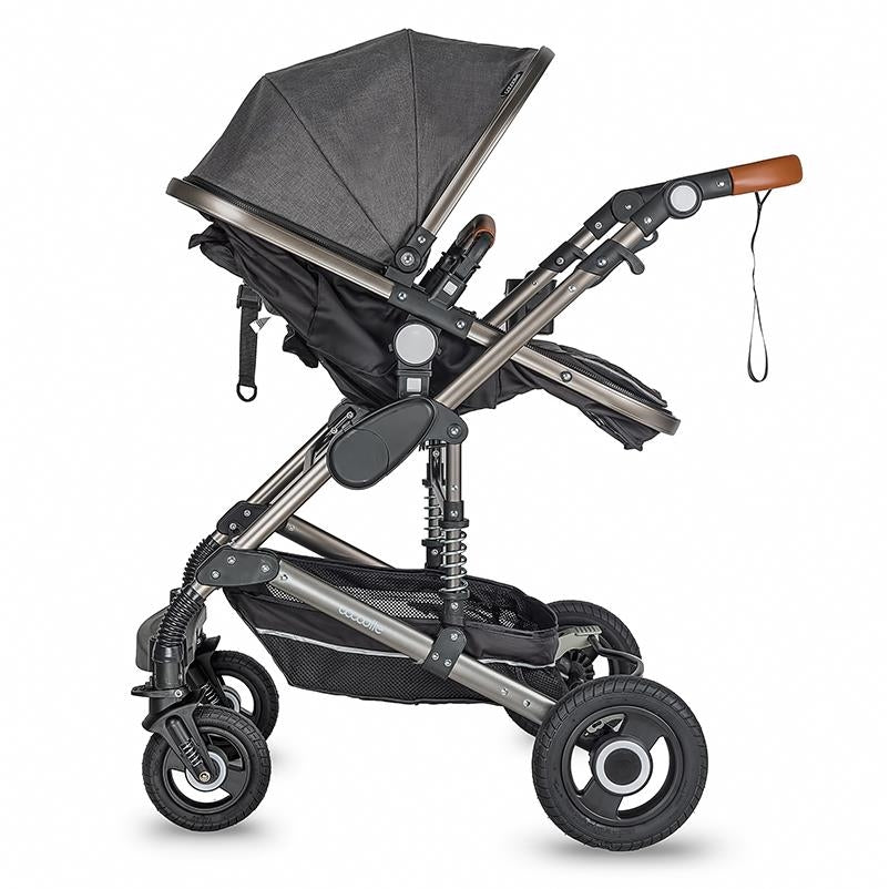 Coccolle Siyana otroški voziček 3v1 – Urban Grey