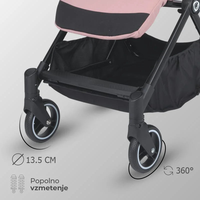 Coccolle® Melia premium športni voziček - Blush Rose