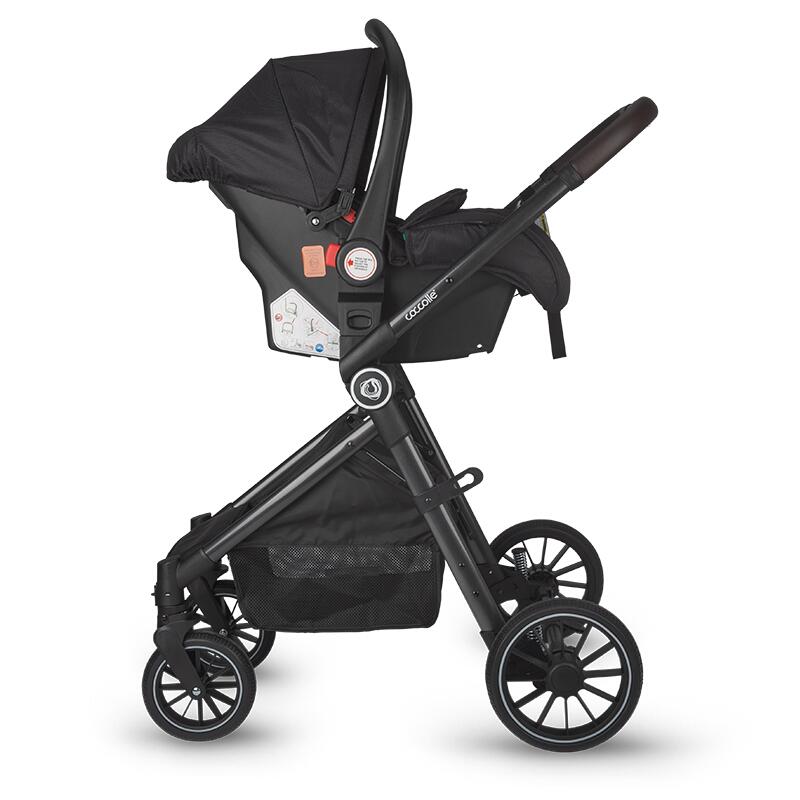 Coccolle Ago otroški voziček 3v1 – Diamond black