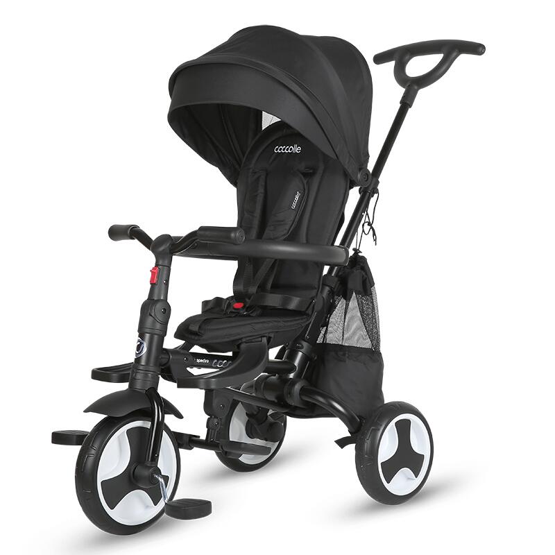 Coccolle Spectra Plus Premium otroški tricikel - Jet Black