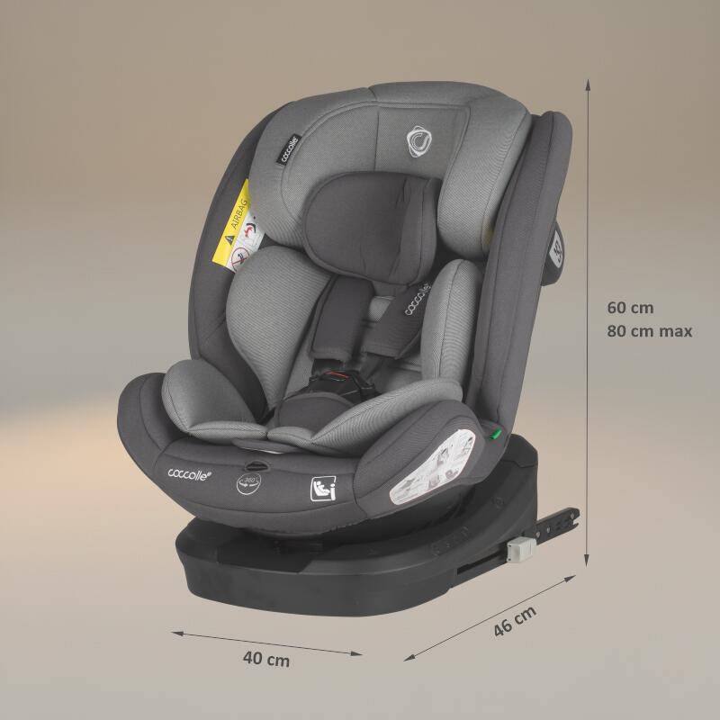 Coccolle Nyota 360° i-Size otroški avtosedež (40-150 cm) – Diamond black