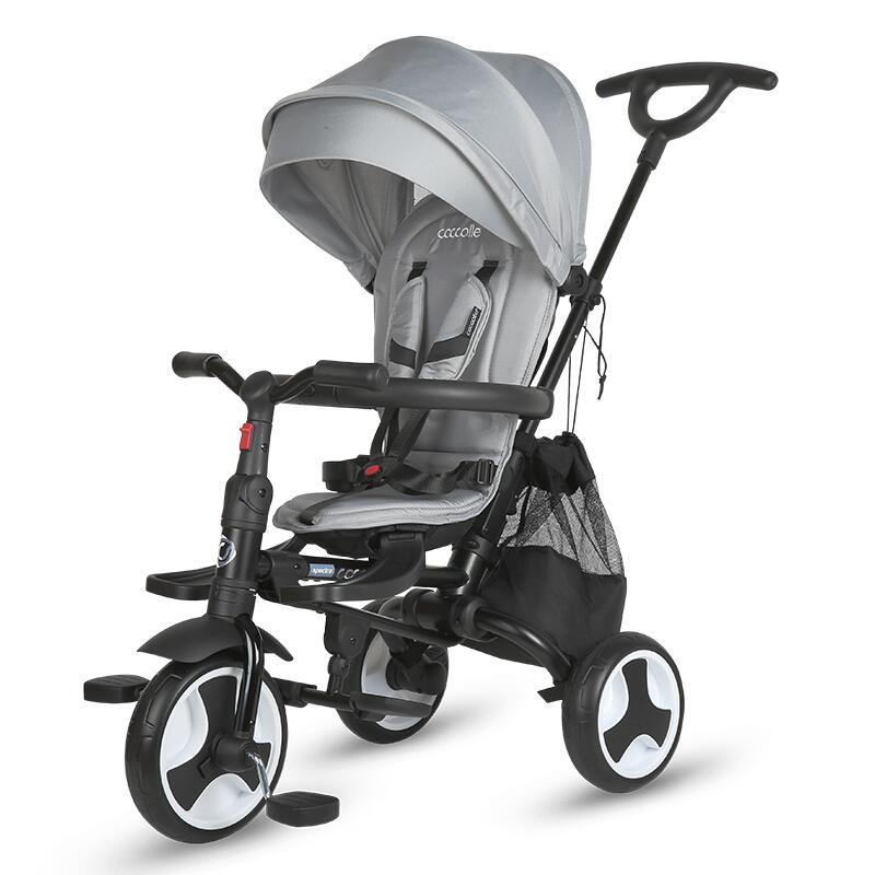 Coccolle Spectra Plus Premium otroški tricikel - Neutral Grey