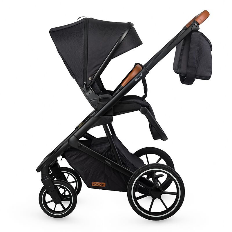 Coccolle Nessia otroški voziček 2v1 – Diamond Black