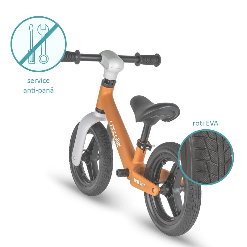 Coccolle First Way otroški poganjalec – Bež