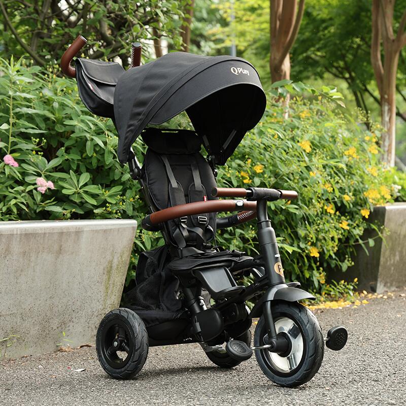 QPlay Rito Deluxe otroški tricikel - Black