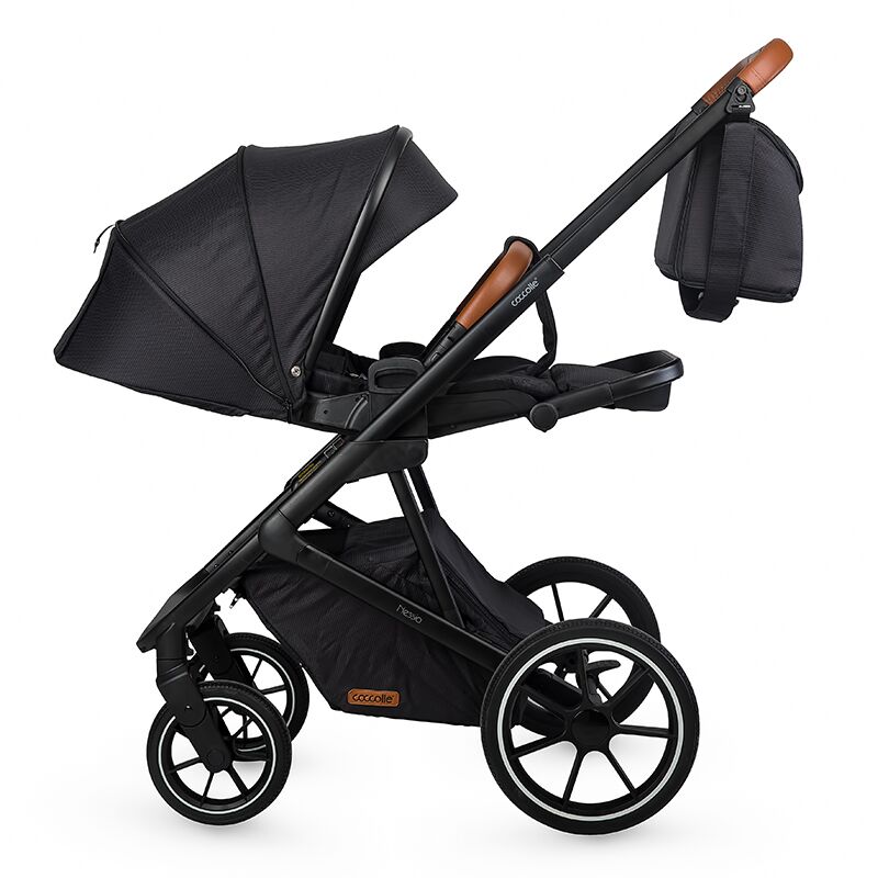 Coccolle Nessia otroški voziček 2v1 – Diamond Black