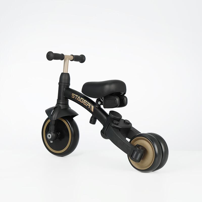 QPlay STAGER otroški tricikel 3v1 - Platinum