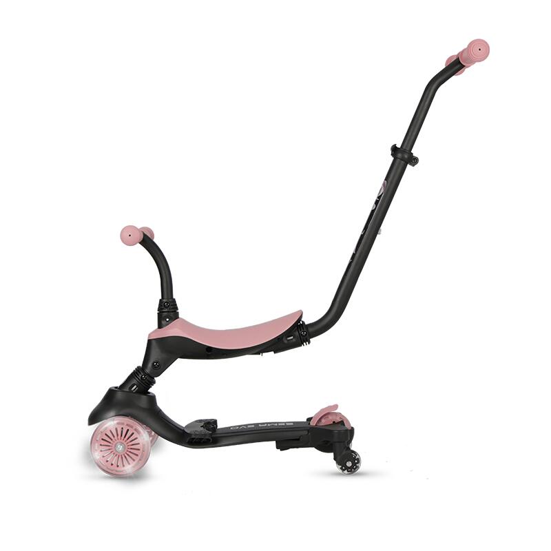 QPlay Sema otroški skiro 6v1 EVO - Pink
