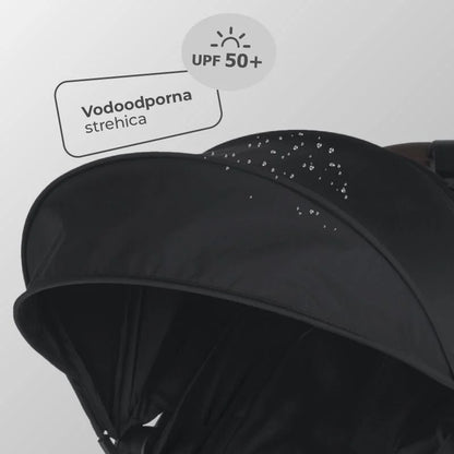 Coccolle® Melia premium športni voziček - Diamond Black