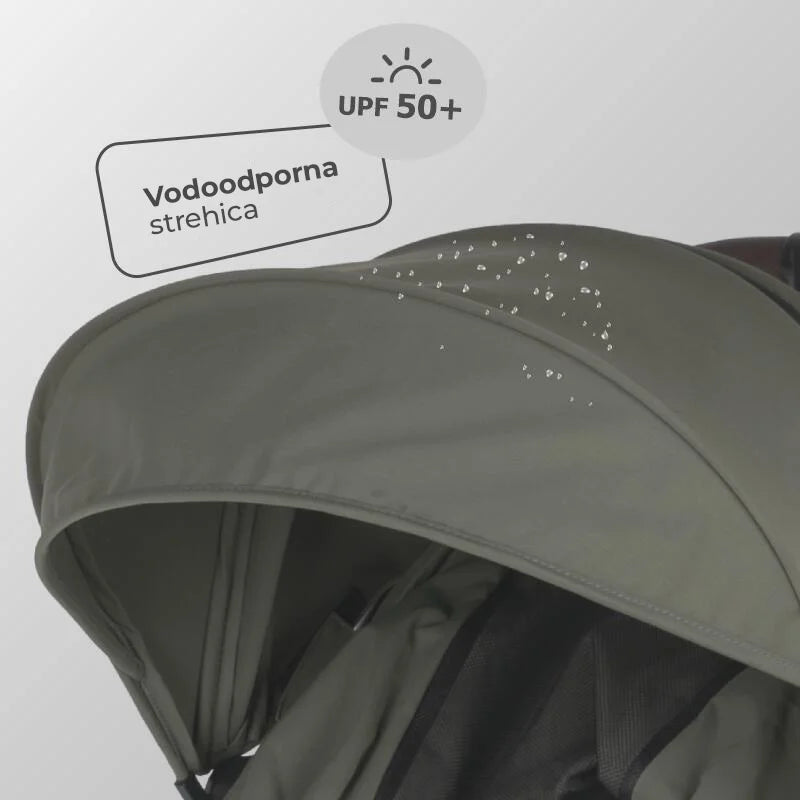 Coccolle® Melia premium športni voziček - Sage Shadow
