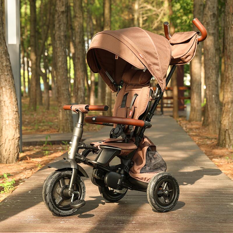 QPlay Rito Deluxe otroški tricikel - Brown