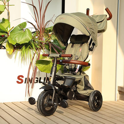QPlay Rito Deluxe otroški tricikel - Olive Green