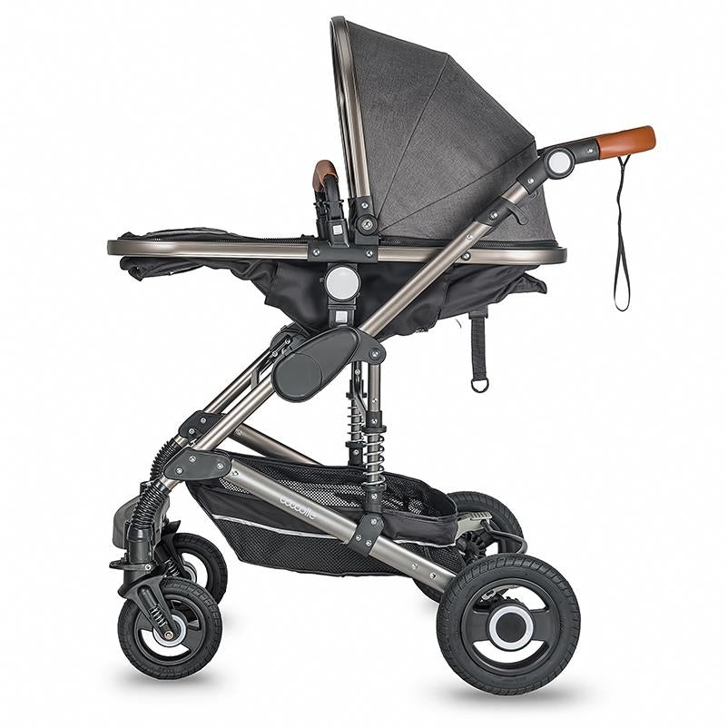 Coccolle Siyana otroški voziček 3v1 – Urban Grey
