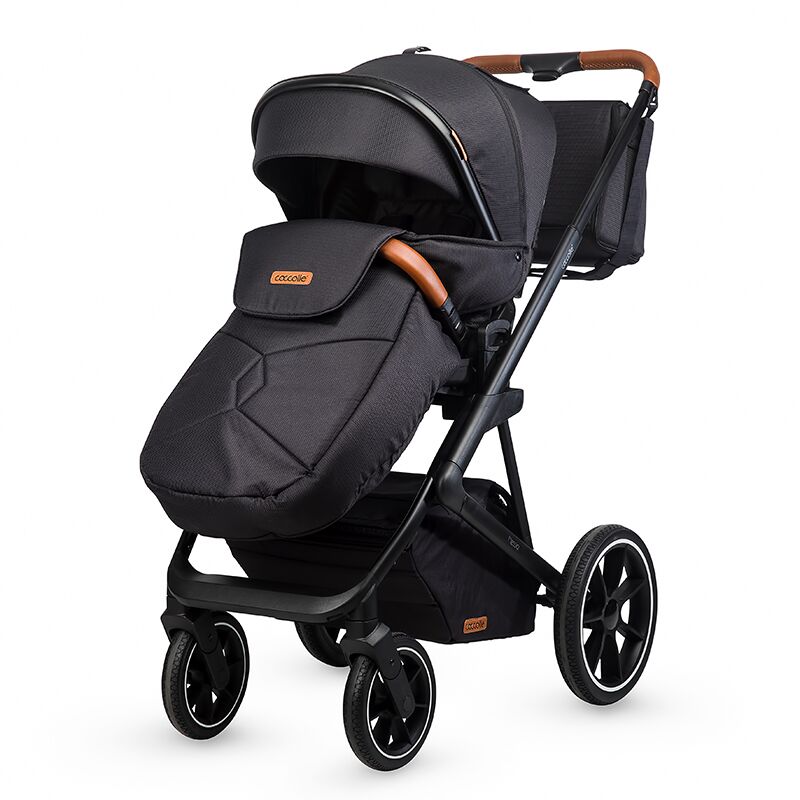 Coccolle Nessia otroški voziček 3v1 – Diamond Black