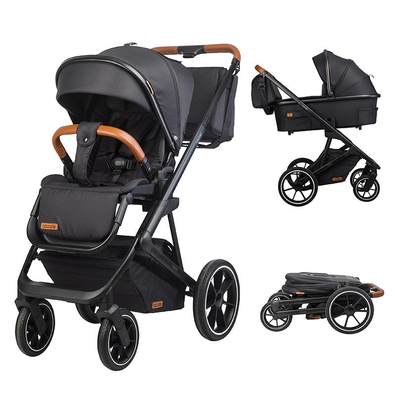 Coccolle Nessia otroški voziček 2v1 – Diamond Black