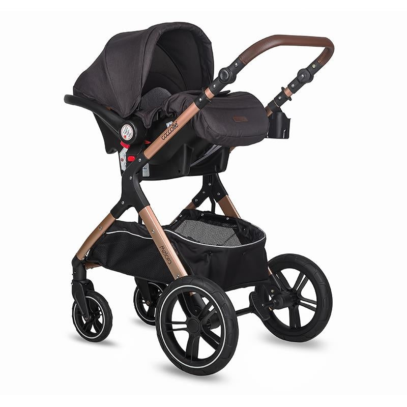 Coccolle Melora otroški voziček 3v1 - Diamond Black