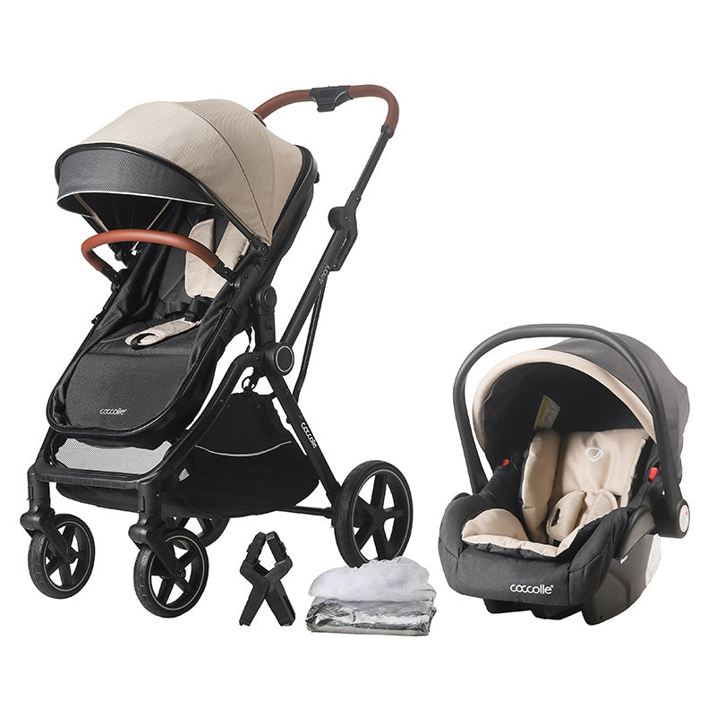 Coccolle Amani otroški voziček 3v1 - Sand Beige