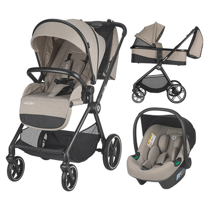 Coccolle Lissia otroški voziček 3v1 – Butternut Beige