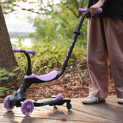 QPlay Sema otroški skiro 6v1 EVO - Violet