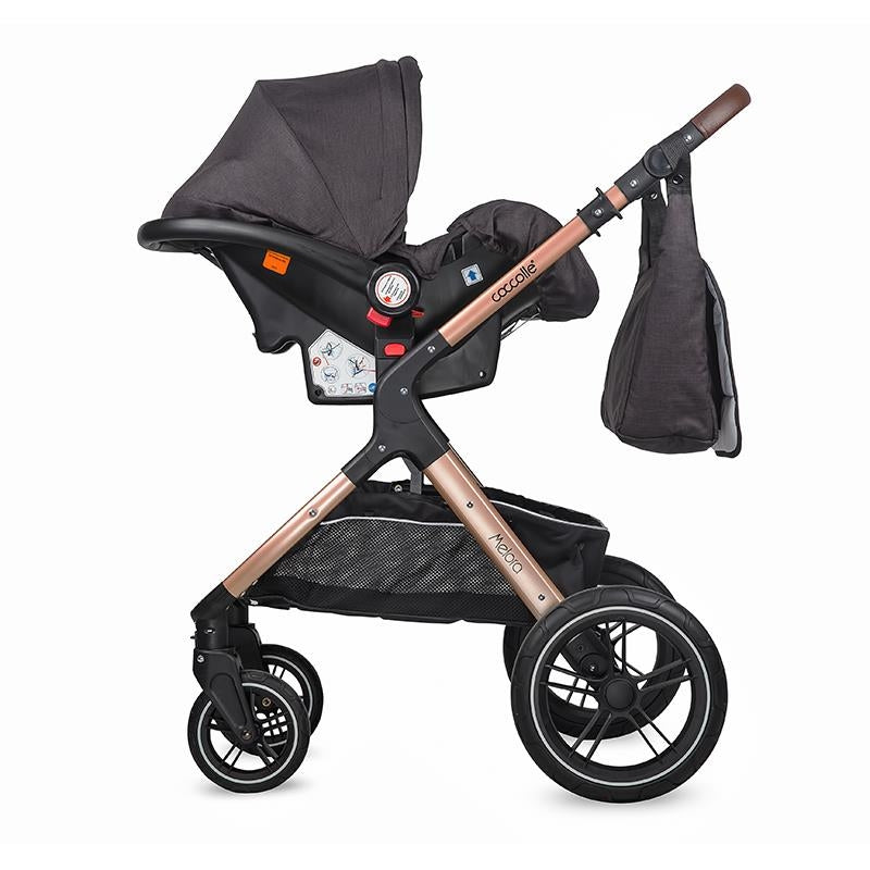 Coccolle Melora otroški voziček 3v1 - Diamond Black