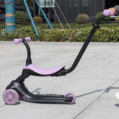 QPlay Sema otroški skiro 6v1 EVO - Violet