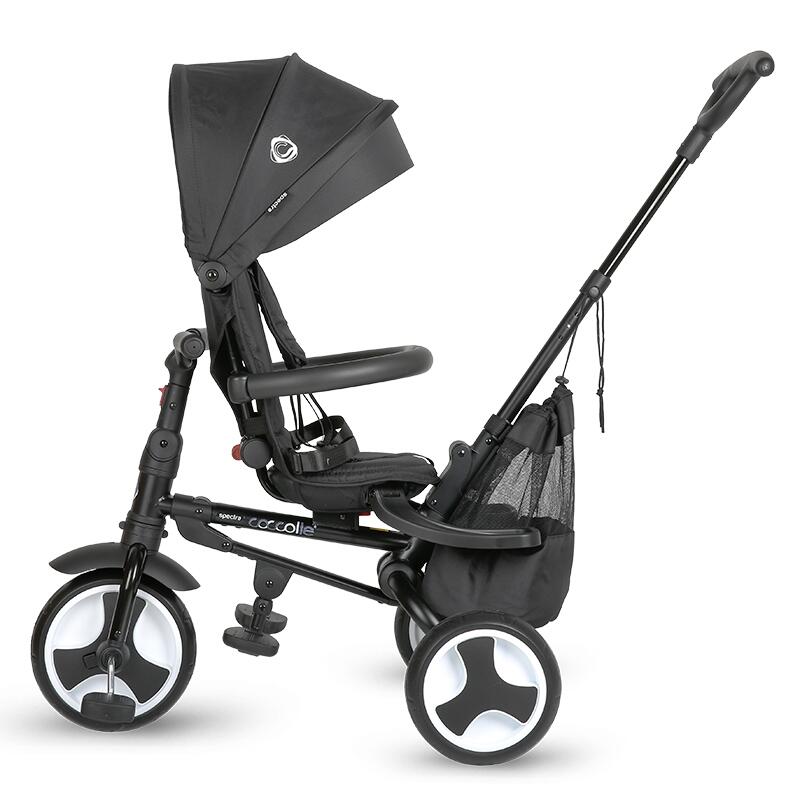 Coccolle Spectra Plus Premium otroški tricikel - Jet Black