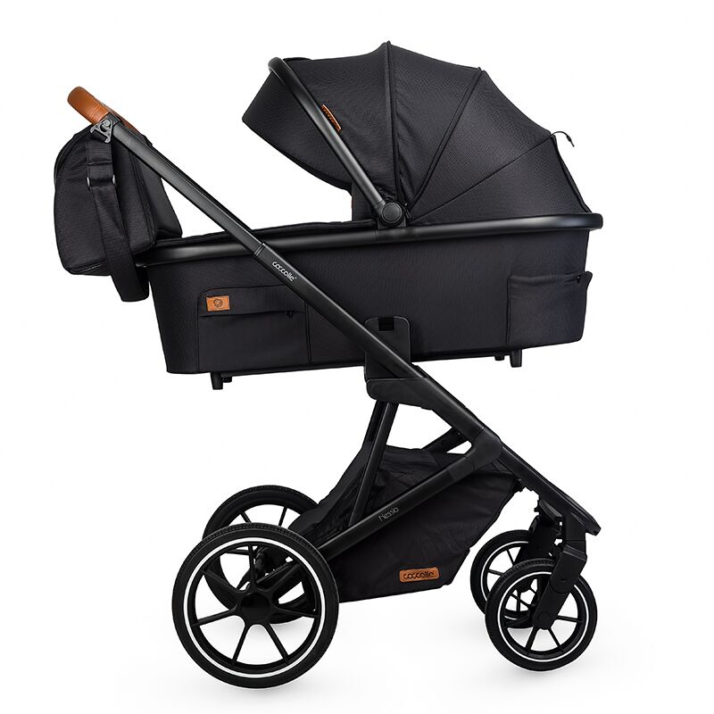 Coccolle Nessia otroški voziček 3v1 – Diamond Black