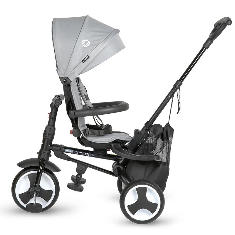 Coccolle Spectra Plus Premium otroški tricikel - Neutral Grey