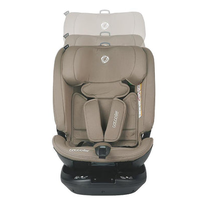 Coccolle Velsa 360° i-Size (40-150 cm) otroški avtosedež - Taupe Brown