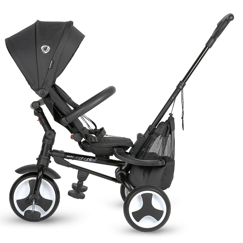 Coccolle Spectra Plus Premium otroški tricikel - Jet Black