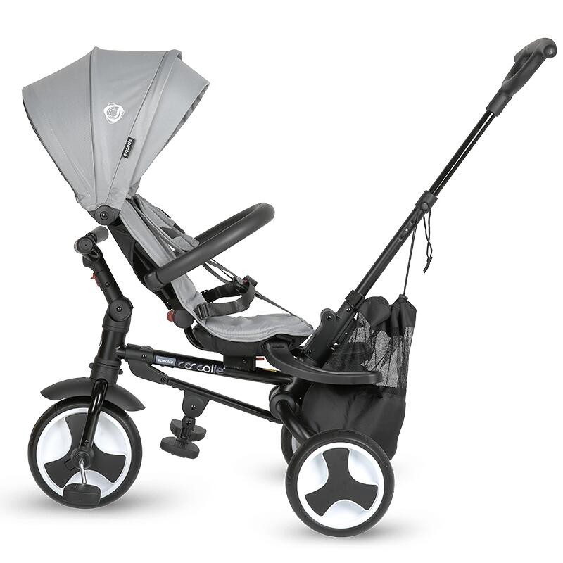 Coccolle Spectra Plus Premium otroški tricikel - Neutral Grey