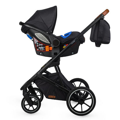 Coccolle Nessia otroški voziček 3v1 – Diamond Black