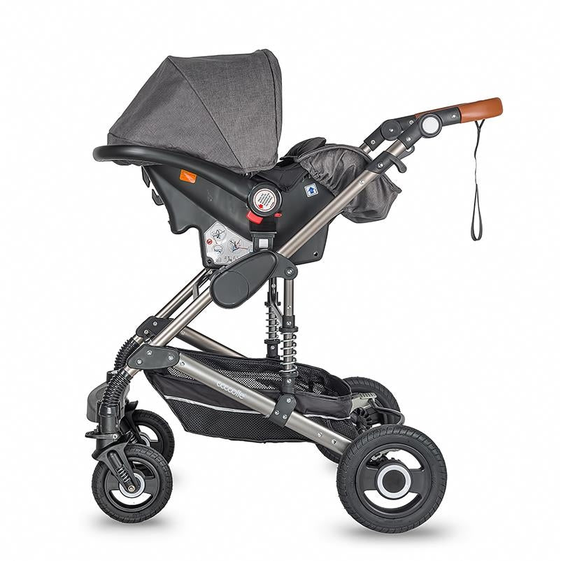 Coccolle Siyana otroški voziček 3v1 – Urban Grey
