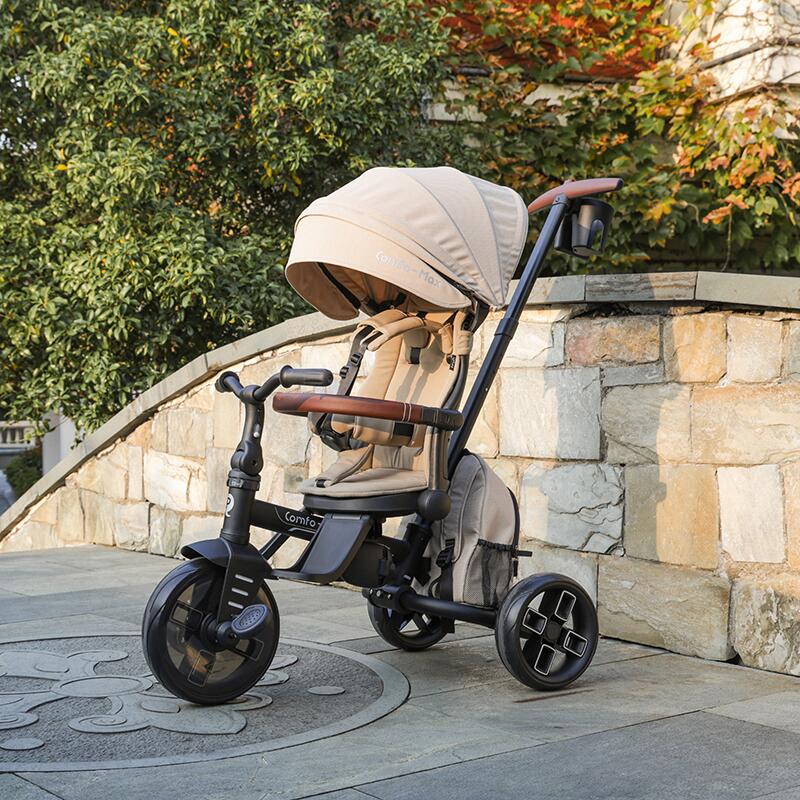 QPlay Comfo Max otroški tricikel - Beige