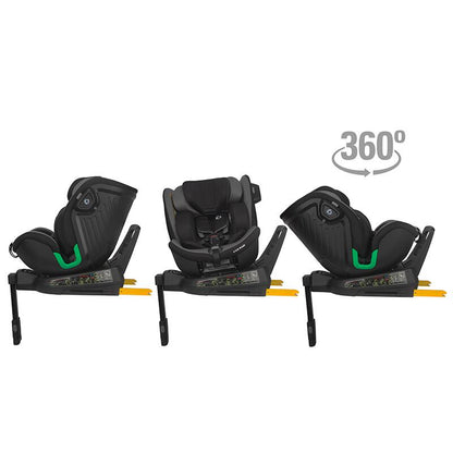 Coccolle Mago i-Size 360° (40-150 cm) otroški avtosedež - Jet Black