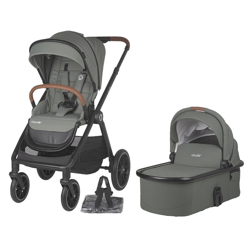 Coccolle Aspen otroški voziček 2v1 – Moss Green