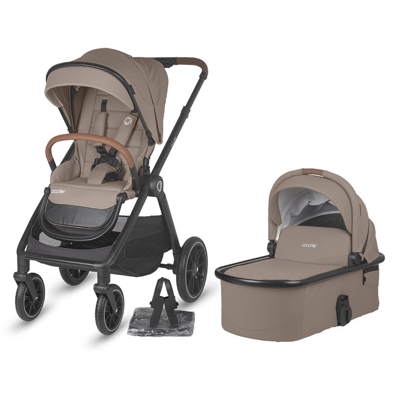 Coccolle Aspen otroški voziček 2v1 – Sand Beige