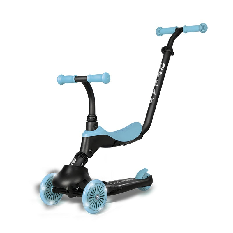 QPlay Sema otroški skiro 6v1 EVO - Blue