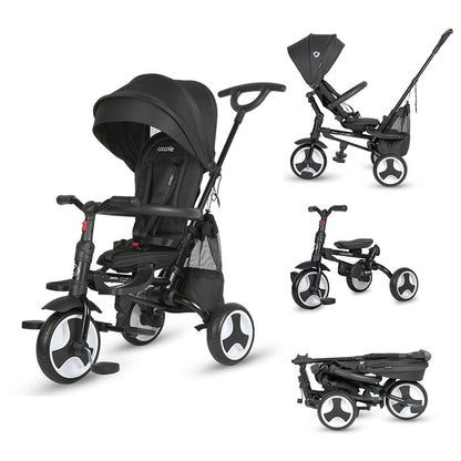 Coccolle Spectra Plus otroški tricikel - Jet Black