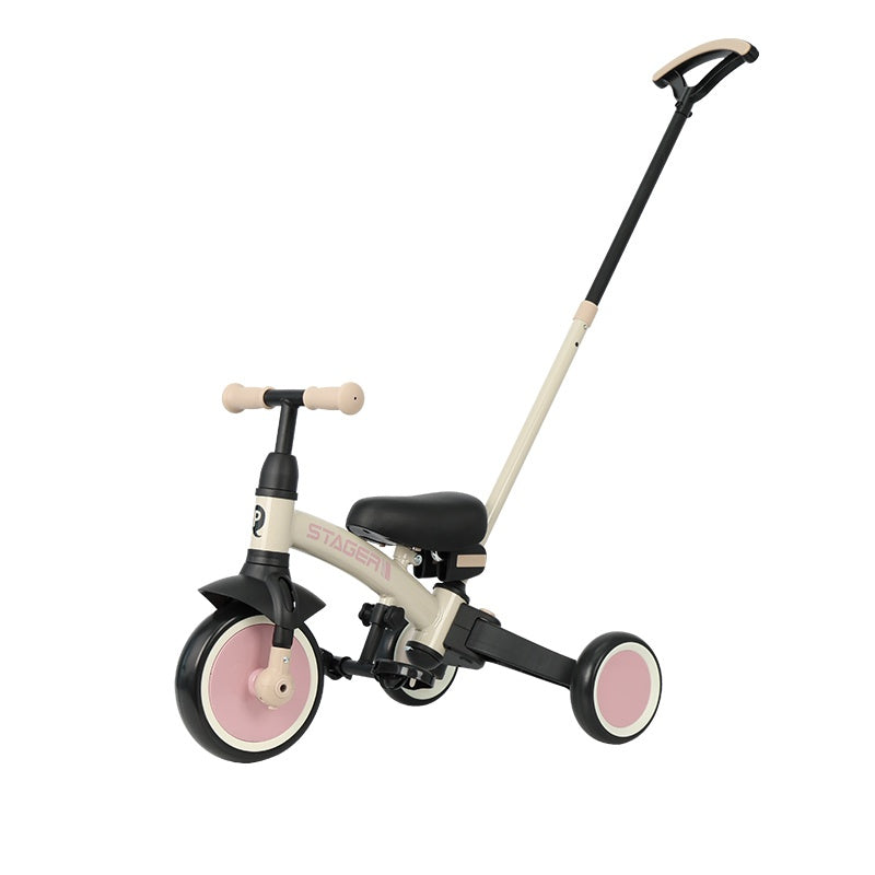 QPlay STAGER otroški tricikel 3v1 - Pink